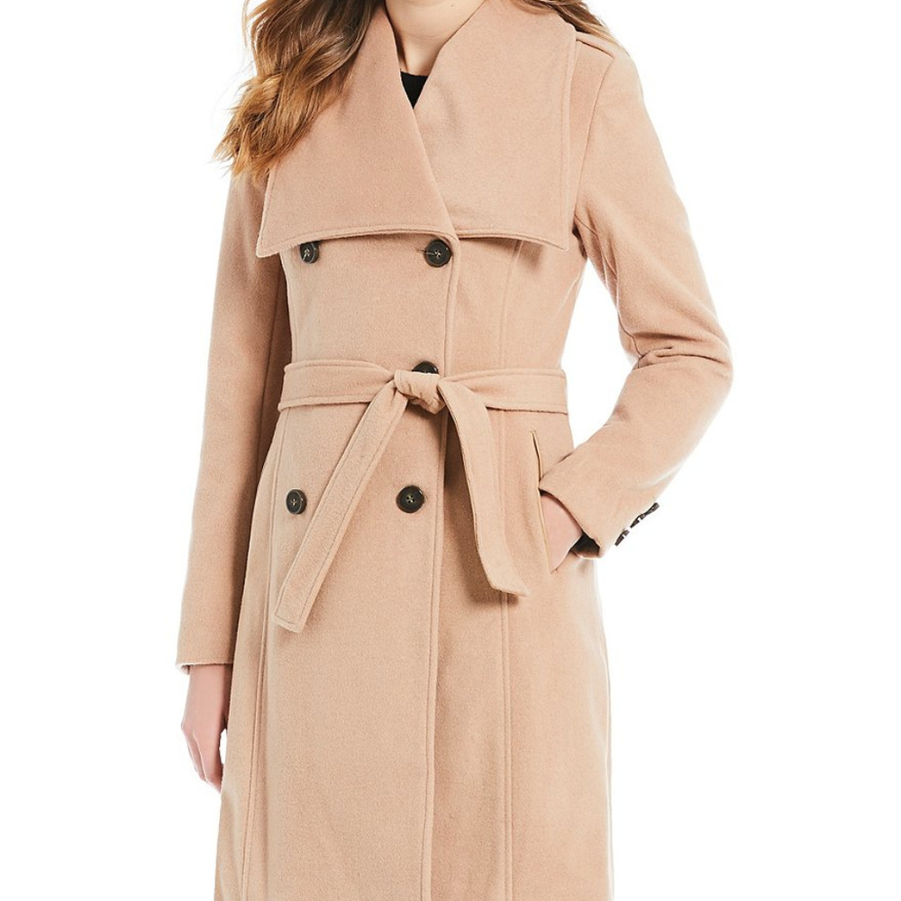 Envelope Collar Wrap Coat